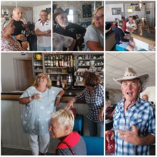 Apéritif et éclats de rire